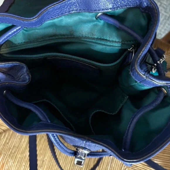 Coach F24385 French Blue Park Leather Backpack - Picture 9 of 9